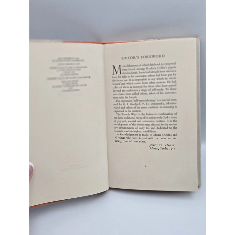 The Mirror of Light Rodney‎ Collin, Excellent Condition,  1968